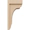 Ekena Millwork 8"W x 8"D x 16"H Wide Warren Rough Cedar Woodgrain TimberThane Corbel, Primed Tan CORUR08X08X16WARRCPR - alternate 4